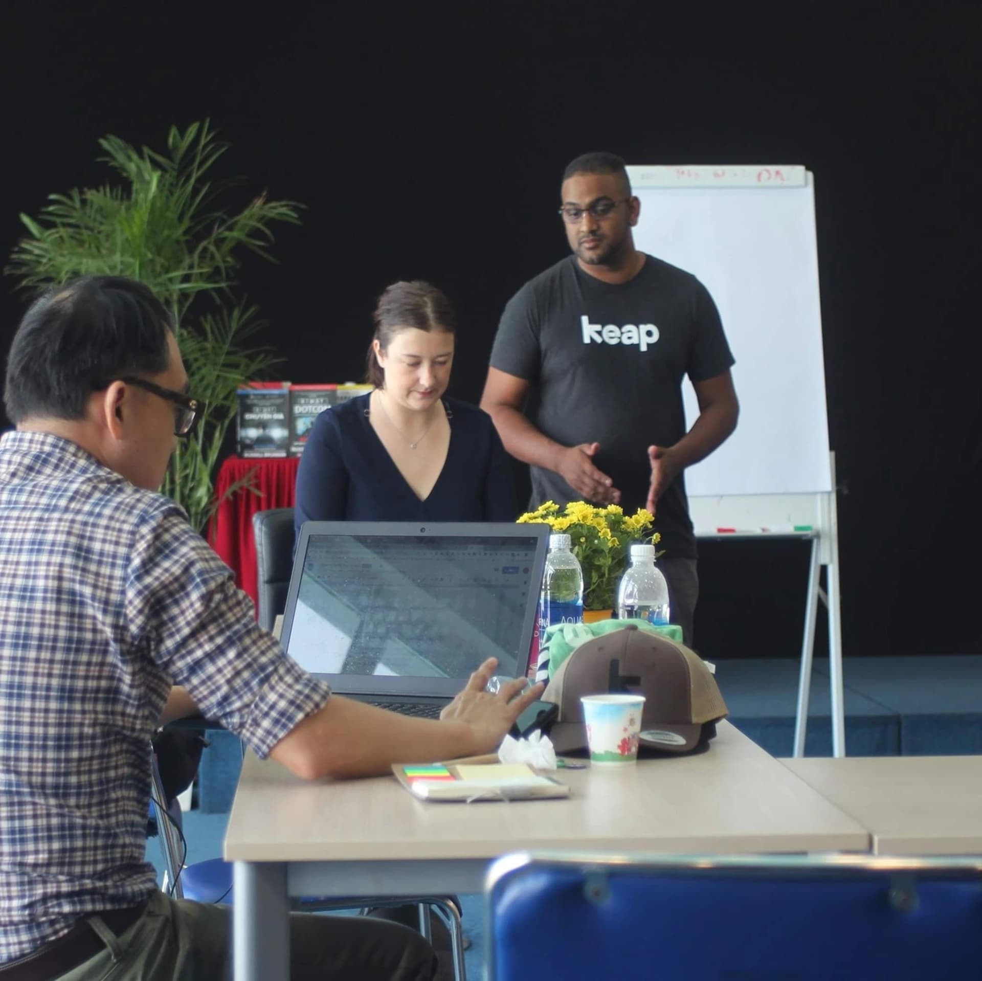 Jos Aguiar speaking at KEAP event